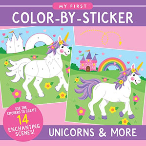 Unicorns & More First Color by Sticker Book 