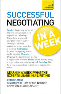 Negotiation Skills In A Week 