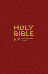 NIV Popular Burgundy Hardback Bible 