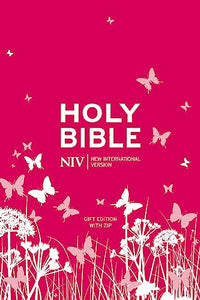 NIV Pocket Pink Soft-tone Bible with Zip 