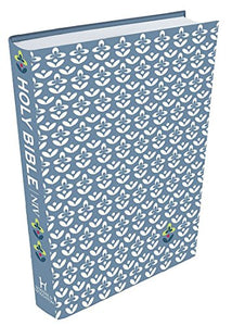 NIV Thinline Blue Patterned Cloth Bible 