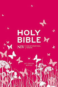 NIV Tiny Pink Soft-Tone Bible with Zip 