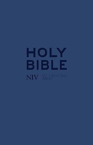 NIV Tiny Navy Soft-tone Bible with Zip 