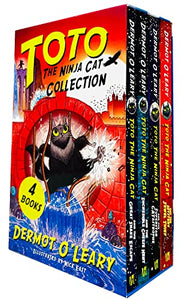 Toto the Ninja Cat Series Books 1 - 4 Collection Box Set (The Great Snake Escape, The Incredible Cheese Heist, The Superstar Catastrophe & The Mystery Jewel Thief) 