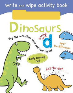 Write and Wipe Activity - Dinosaurs 