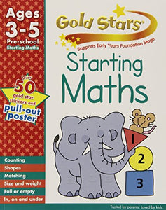 Gold Stars Starting Maths Preschool Workbook 