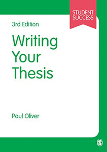 Writing Your Thesis 