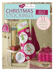 I Love Cross Stitch – Christmas Stockings Big & Small 