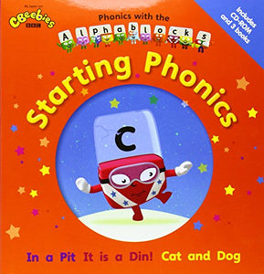 Phonics with the Alphablocks: Starting Phonics for children age 3-5 (Pack of 3 reading books, eBook CD-Rom and Parent Guide 