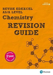 Pearson REVISE Edexcel AS/A Level Chemistry Revision Guide inc online edition - 2023 and 2024 exams 