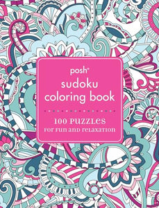 Posh Sudoku Adult Coloring Book 