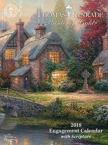 Thomas Kinkade Painter of Light with Scripture 2018 Diary 