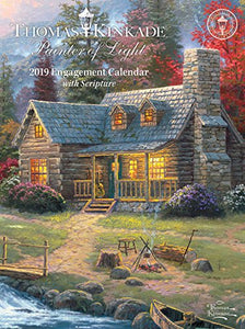 Thomas Kinkade Painter of Light with Scripture 2019 Diary 