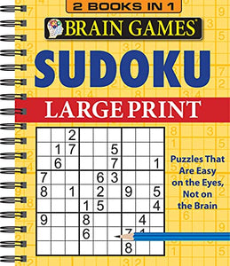 Brain Games - 2 Books in 1 - Sudoku 