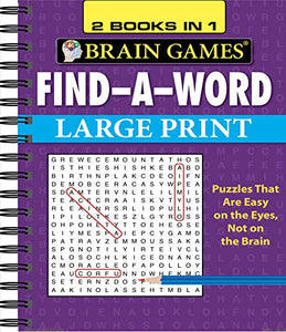 Brain Games - 2 Books in 1 - Find-A-Word 