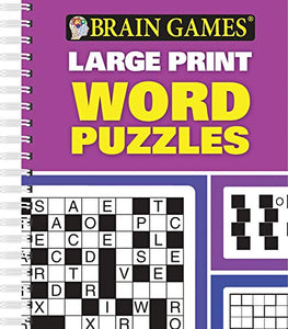 Brain Games - Large Print - Word Puzzles 