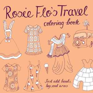 Rosie Flo's Travel Coloring Book 