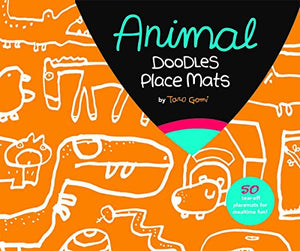 Animal Party Doodles Place Mats 