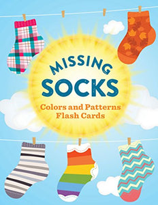 Missing Socks Colors and Patterns Flash Cards 