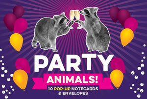 Party Animals! Pop up Notecard Collection 