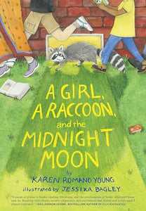 A Girl, a Raccoon, and the Midnight Moon 