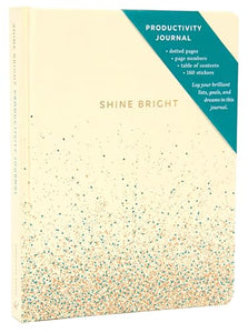 Shine Bright Productivity Journal, Cream 