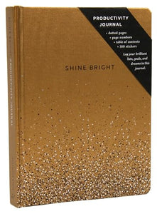 Shine Bright Productivity Journal, Gold 