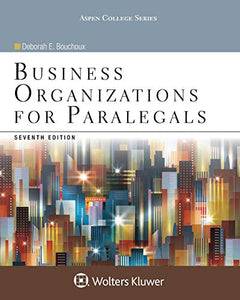 Business Organizations for Paralegals 