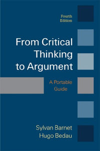 From Critical Thinking to Argument 