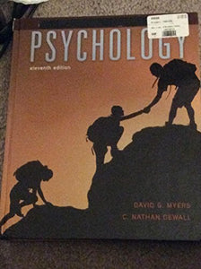 PSYCHOLOGY 11TH.ED.HARDCOVER TEXT BY MYERS INSTRUCTOR' S COPY; FAST SHIP 