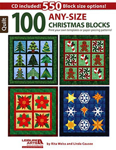 100 Any-Size Christmas Blocks 