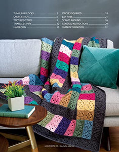 Scrappy Afghans: 8 Easy Crochet Afghans 