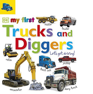 Tabbed Board Books: My First Trucks and Diggers 