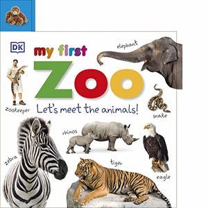 Tabbed Board Books: My First Zoo 