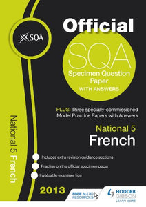 SQA Specimen Paper National 5 French and Model Papers 