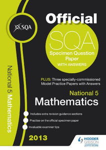 SQA Specimen Paper National 5 Mathematics and Model Papers 