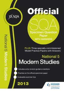 SQA Specimen Paper National 5 Modern Studies and Model Papers 