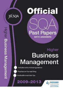 SQA Past Papers Higher Business Management 