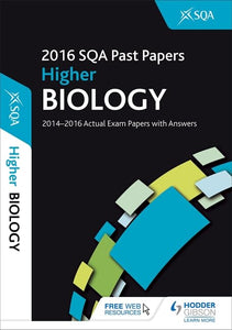 Higher Biology 2016-17 SQA Past Papers with Answers 