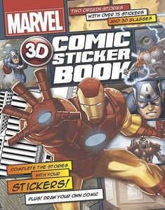 Marvel 3D Comic Sticker Book 