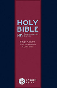 NIV Larger Print Compact Single Column Reference Bible 