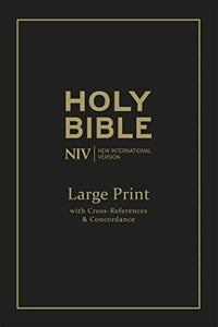 NIV Large Print Single-Column Deluxe Reference Bible 