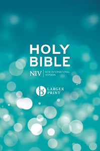 NIV Larger Print Blue Hardback Bible 