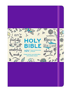 NIV Purple Single-Column Journalling Bible 