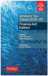 Whillans's Tax Tables 2019-20 (Finance Act edition) 