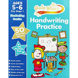 Gold Stars Handwriting Practice Ages 5-6 KS1 