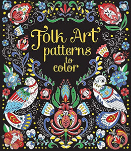 Folk Art Patterns to Colour 