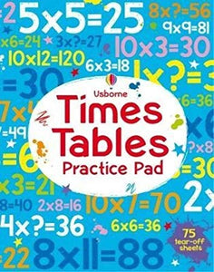 Times Tables Practice Pad 