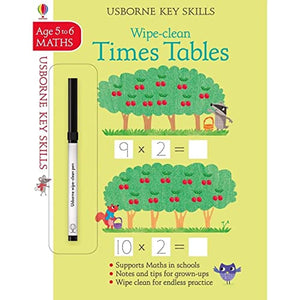 Wipe-clean Times Tables 5-6 