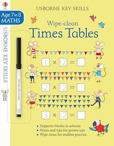 Wipe-clean Times Tables 7-8 